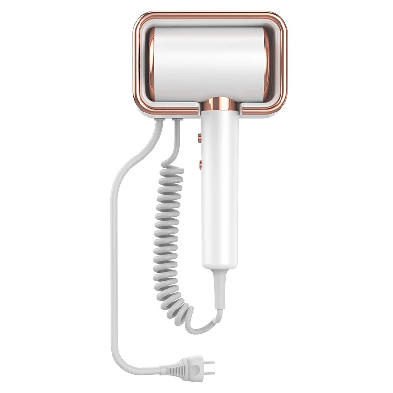 (image for) 2000W Powerful Ionic Wall-mounted Hair Dryer with Constant Temperature No Damage Hotel Hair Styling 3 Levels